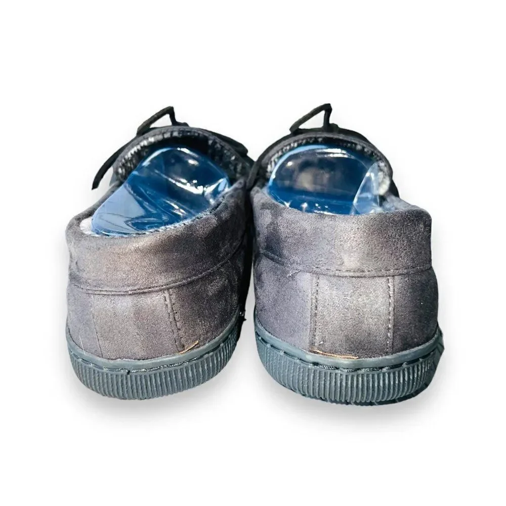 Sonoma Moccasins House Slippers MSN23SL01 Grey Men's Medium (8-9)‎